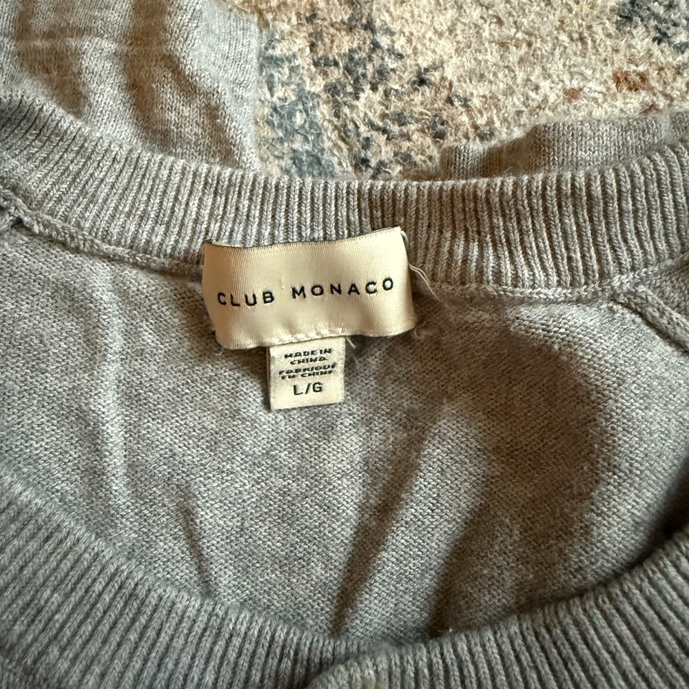 Gray Men's Sweater Shirt - Picture 3 of 4
